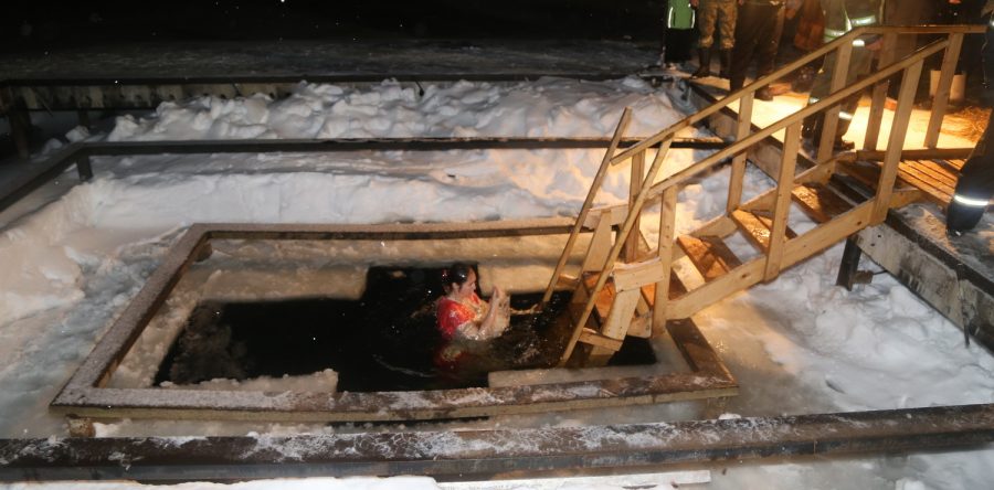 Репортаж НТВ в праздник Крещения Господня