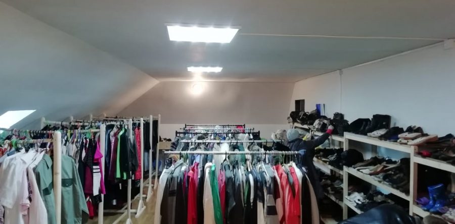 Продолжает работать склад вещей при Иосифо-Волоцком монастыре.