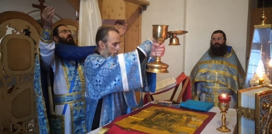 Икона “Всех Скорбящих Радость” на подворье в селе Теряево