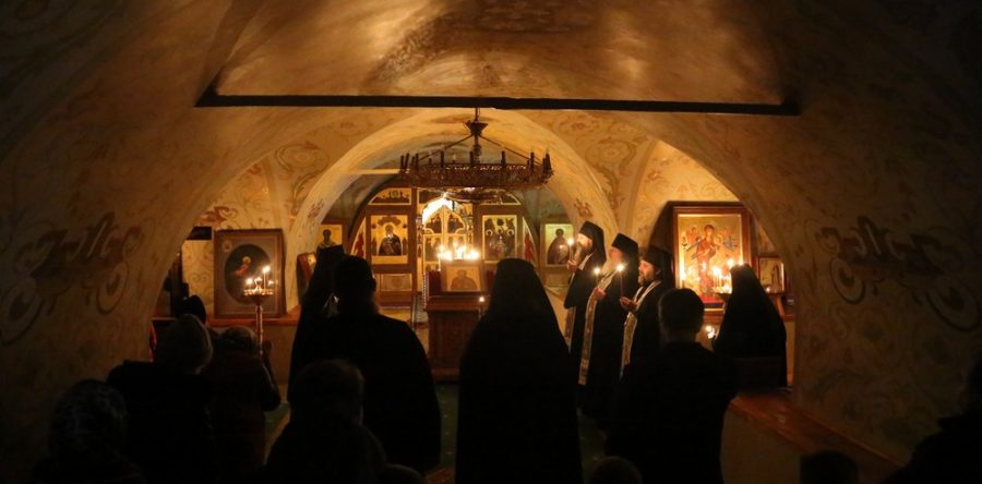 Чтение Великого Покаянного Канона св. Андрея Критского
