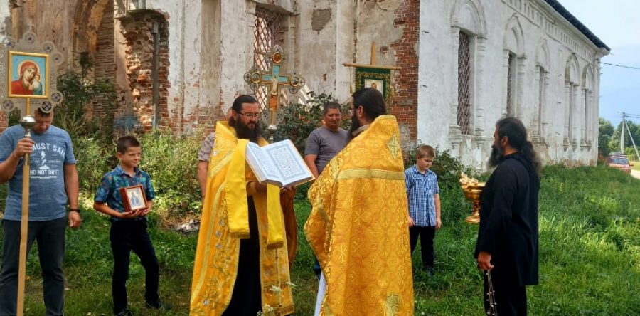 Престольный праздник на подворье в селе Теряево