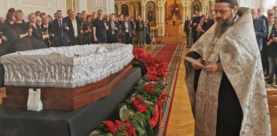 Отпевание Бориса Алексеевича Левина