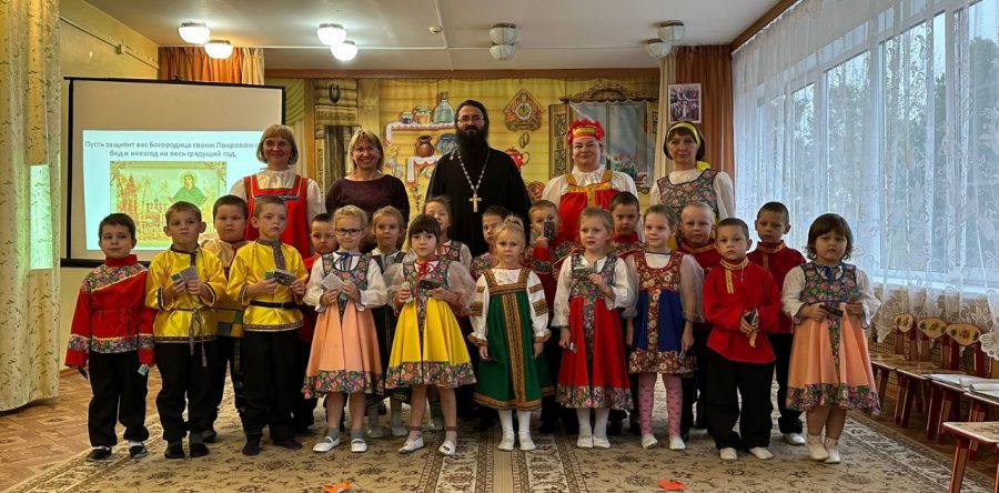 Праздник Покрова в теряевском детском саду