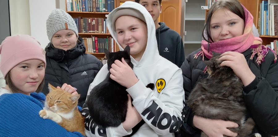 Визит подшефной молодежи