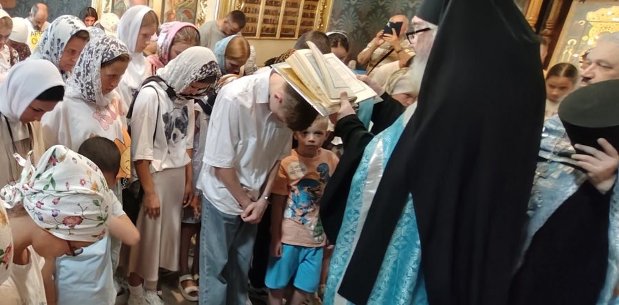 Молебен перед началом учебного года