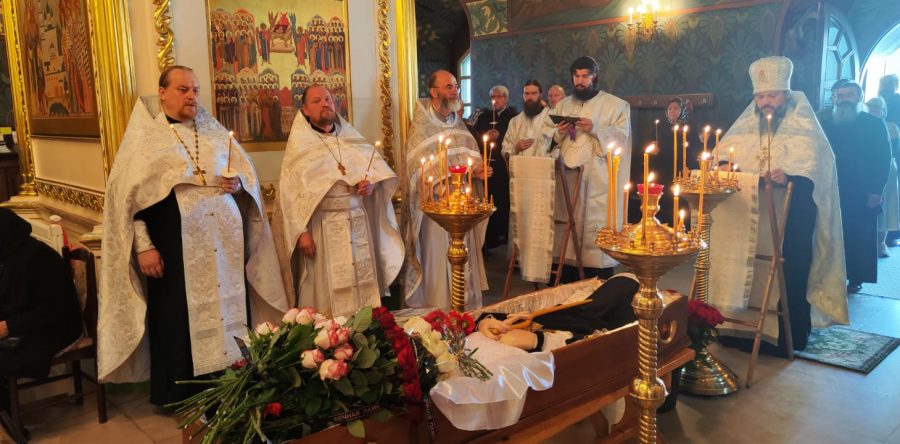 Отпевание иеромонаха Даниила