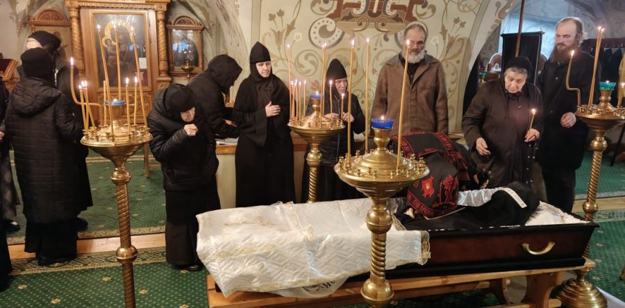 Отпевание монахини Нектарии