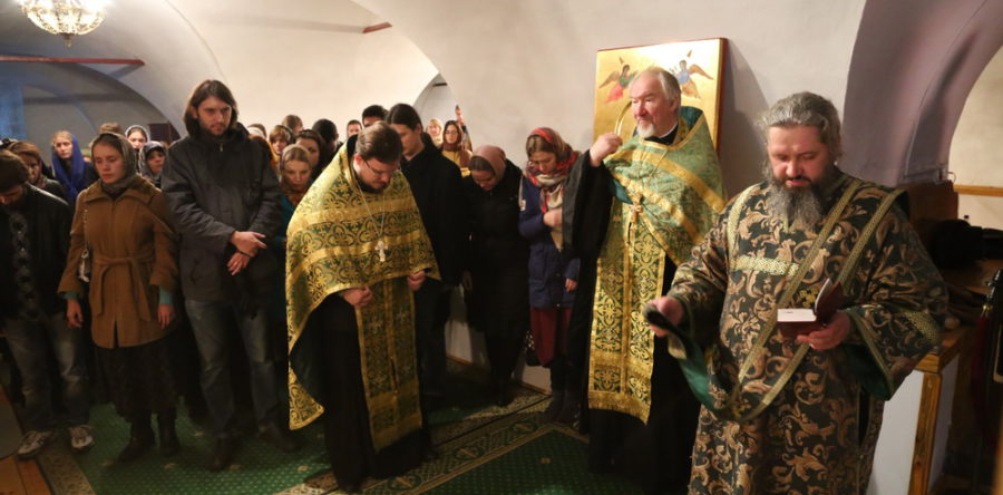 Гости из храма Знамения в Кунцево
