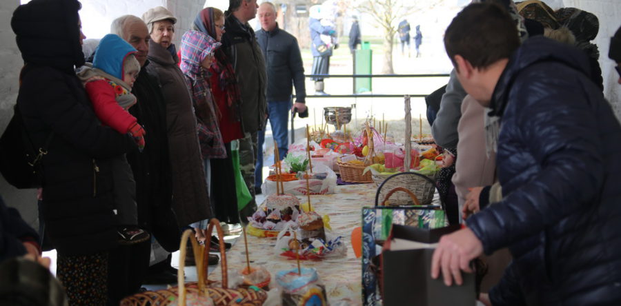 Освящение куличей