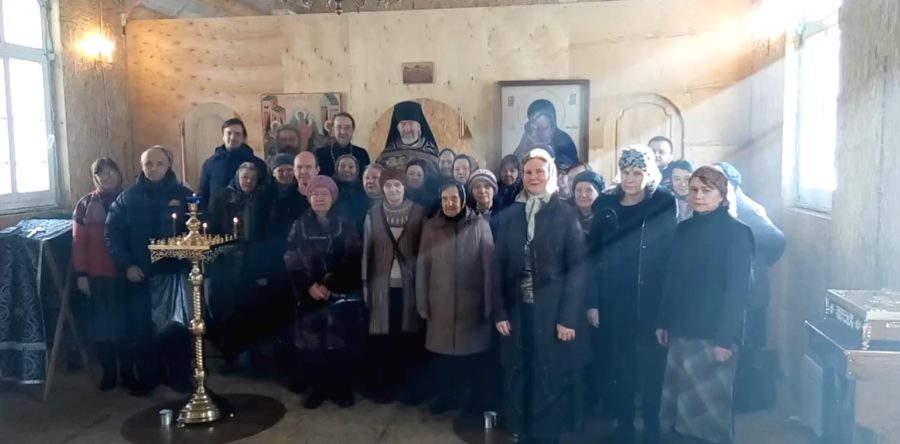 Литургия Преждеосвященных Даров на подворье в Мневниках