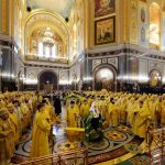 Литургия в день 10-летия интронизации Патриарха Кирилла в Храме Христа Спасителя