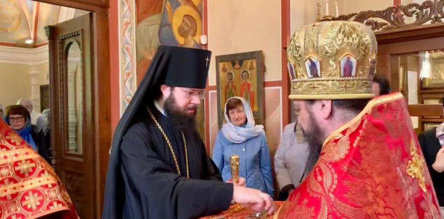 Праздничное богослужении на Подворье Русской Православной Церкви в Чешских землях