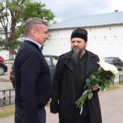 Поздравление с Днем основания обители от главы администрации Волоколамского района