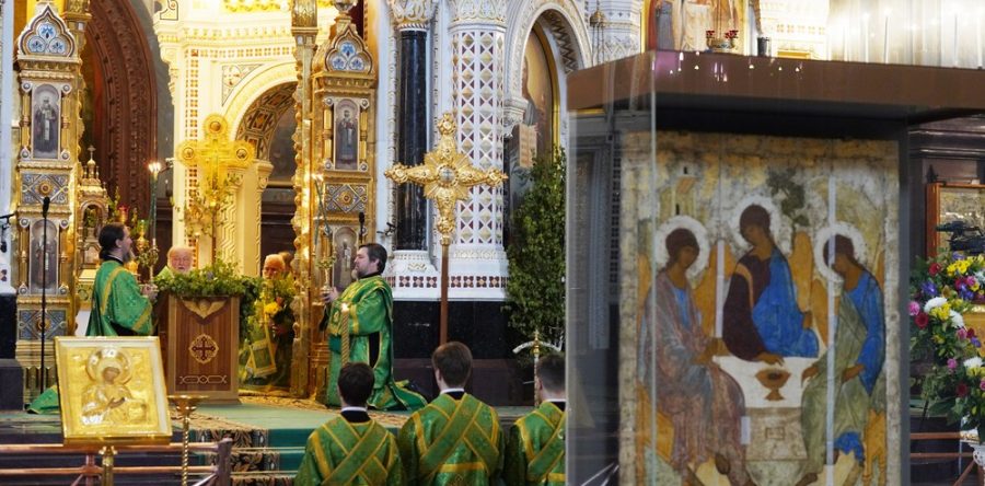 Пятидесятница в Храме Христа Спасителя