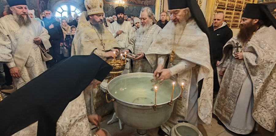 Литургия в праздник Крещения Господня