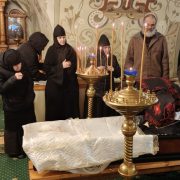 Отпевание монахини Нектарии