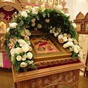 Рождественское богослужение на монастырском Скиту