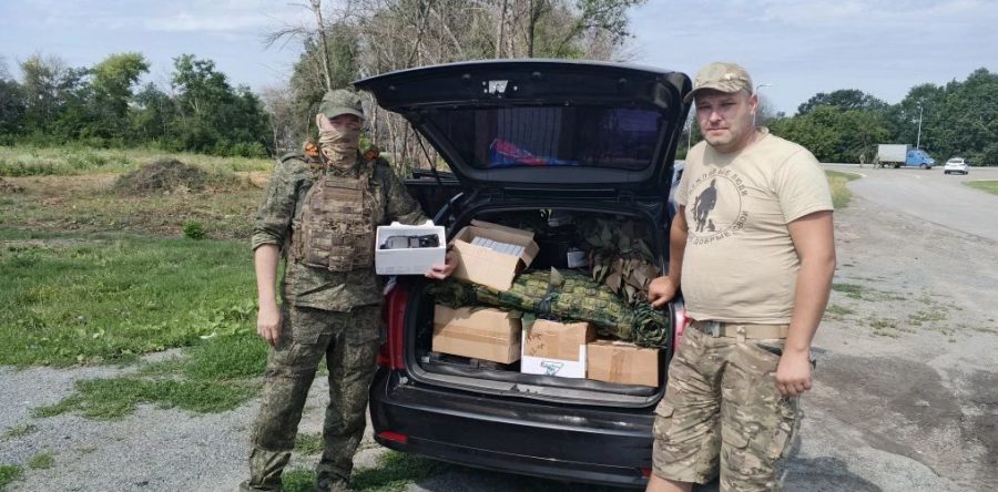 Гуманитарная помощь, собранная прихожанами