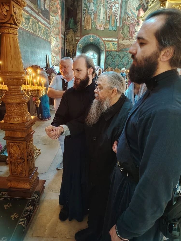Визит наместника Данилова монастыря